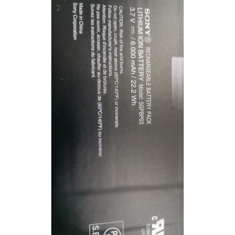 Batteria SGPBP03 per SONY S Xperia SGPT1211 Tablet